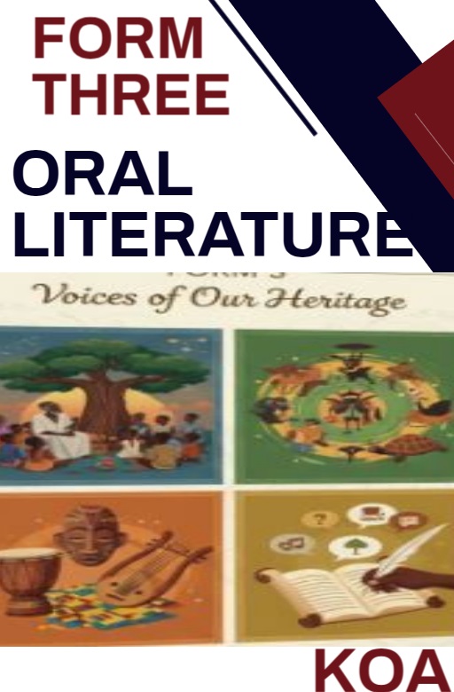 FORM 3 ORAL LITERATURE NOTES