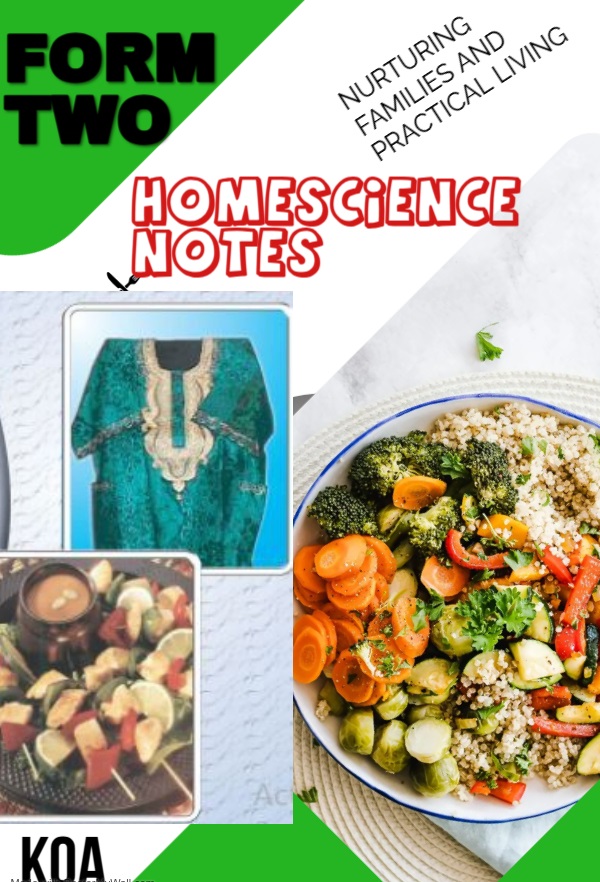 FORM 2 HOME SCIENCE NOTES