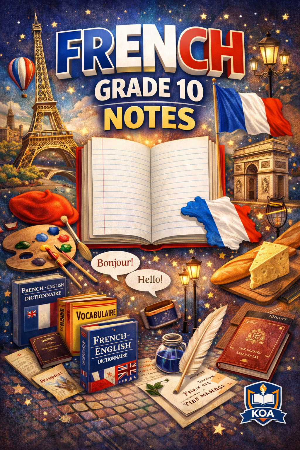 GRADE 10 FRENCH NOTES